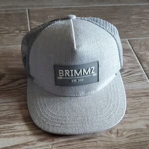 Brimmz Gray Snapback Adjustable Cap Size Medium
